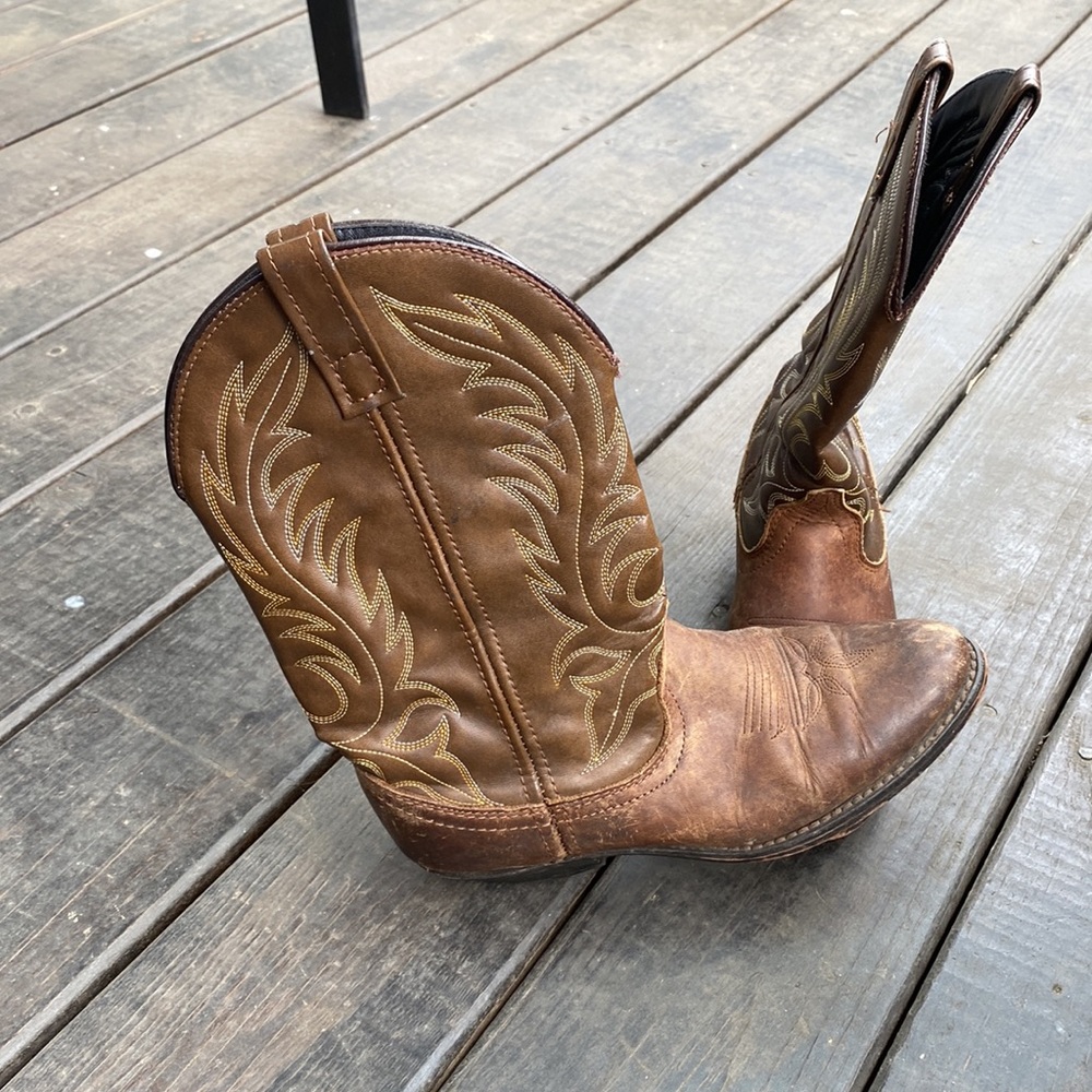 Worn Laredo Cowgirl Boot